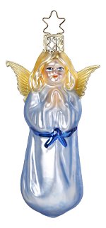 Evening Prayer - Angel<br>2022 Inge-glas Ornament